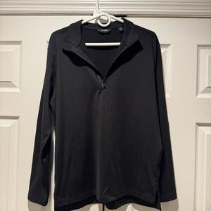 Cuts Clothing Coz Fleece 1/4 Zip Pullover Men's Size Small - Black